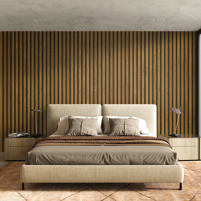 Seabrook Designs Jun Honey Brown Wallpaper image 2 of 2
