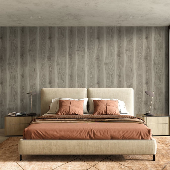 Seabrook Designs Kieri Ash Brown Wallpaper image 2 of 2