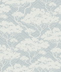 Seabrook Designs Nara Blue Mist Wallpaper