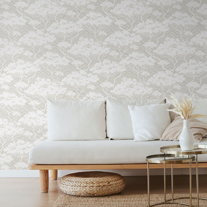 Seabrook Designs Nara Fog Wallpaper image 2 of 2