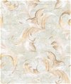 Seabrook Designs Cousteau Acanthus Leaves Soft Green & Beige Wallpaper