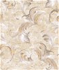 Seabrook Designs Cousteau Acanthus Leaves Taupe & Gold Wallpaper