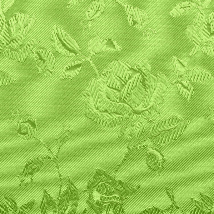 Citrus Green Jacquard Satin Fabric image 2 of 2