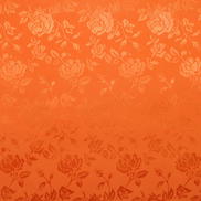 Orange Jacquard Satin Fabric