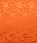 Orange Jacquard Satin Fabric