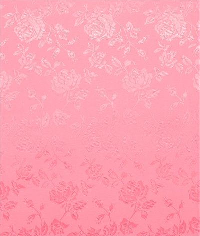 Pink Jacquard Satin Fabric