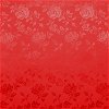 Red Jacquard Satin Fabric - Image 1