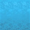 Turquoise Jacquard Satin Fabric - Image 1