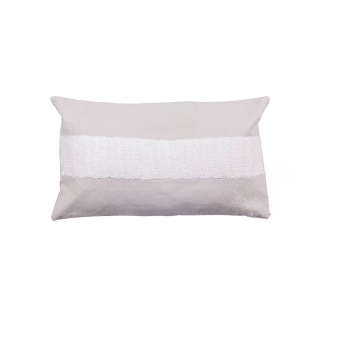 12" x 21" Jay Street Carlton Soft White Decorative Pillow Cover image 3 of 3