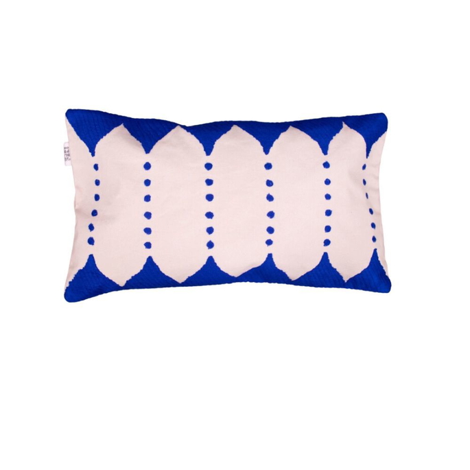 12" x 21" Jay Street Dalana Cobalt Blue Decorative Pillow Cover image 3 of 3