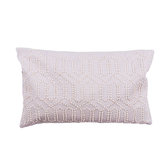 12" x 21" Jay Street Gantha Neutral Decorative Pillow Cover image 3 of 3