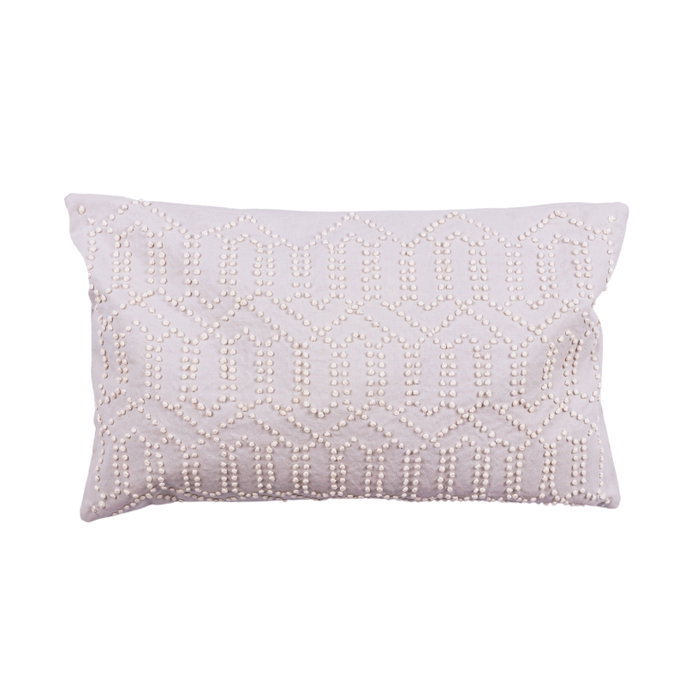 12" x 21" Jay Street Gantha Neutral Decorative Pillow Cover image 3 of 3