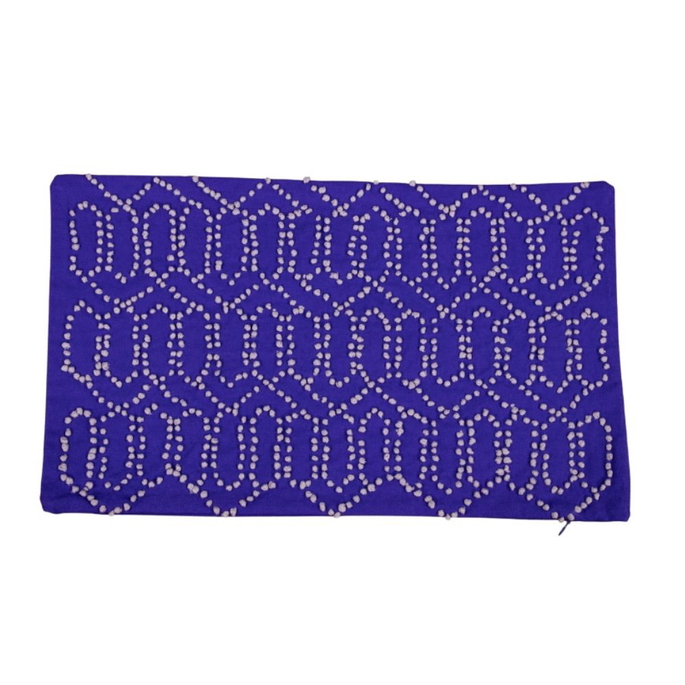 12" x 21" Jay Street Gantha Cobalt Blue Decorative Pillow Cover image 1 of 3