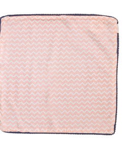 18" x 18" Jay Street Poma Poma Navy Decorative Pillow Cover