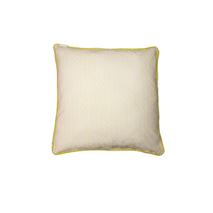 18" x 18" Jay Street Poma Poma Soft Grey Decorative Pillow Cover image 3 of 3