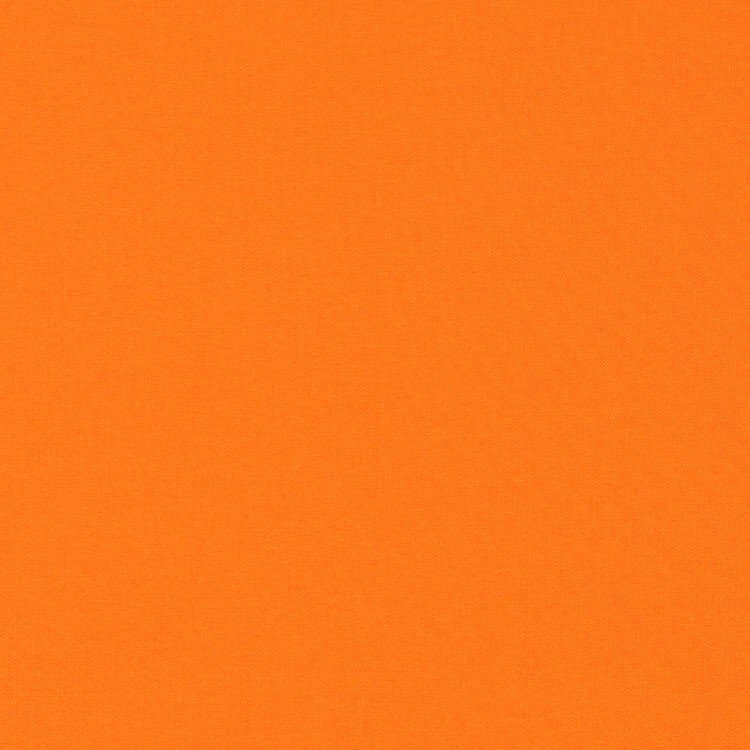 Robert Kaufman Orange Kona Cotton Broadcloth Fabric