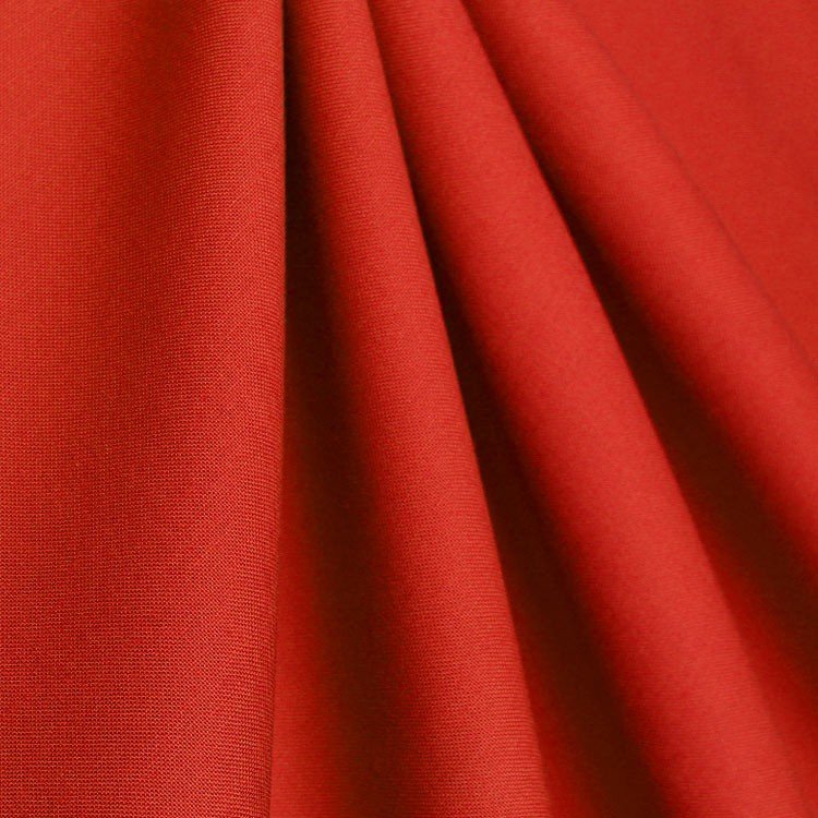 Buy Double-Sided Quilted Broadcloth Red Fabric By The Yard Online