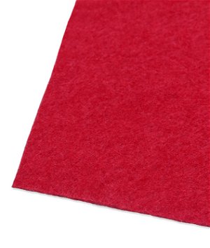 9 inch x 12 inch Red Felt Sheet