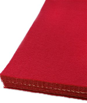 Red Adhesive Felt Sheets