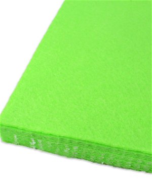 Neon Green Adhesive Felt Sheets