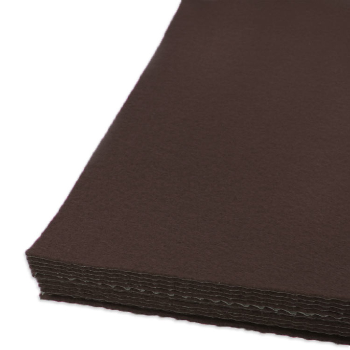 Cocoa Brown Adhesive Felt Sheets image 1 of 2
