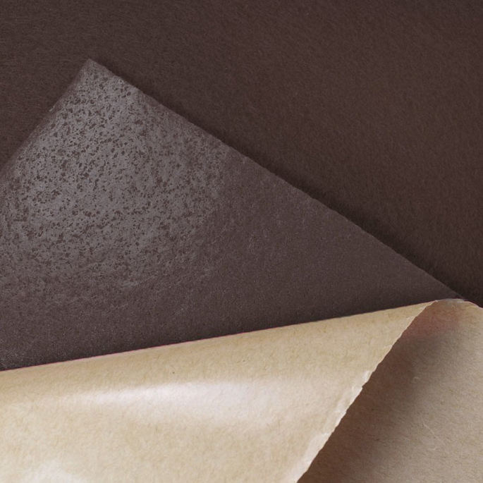 Cocoa Brown Adhesive Felt Sheets image 2 of 2