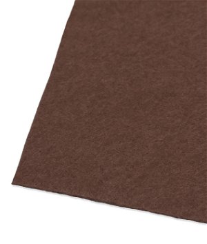 9 inch x 12 inch Walnut Brown Felt Sheet