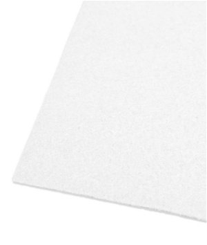 Felt Sheet 8 x 12 - 100% Wool - WHITE
