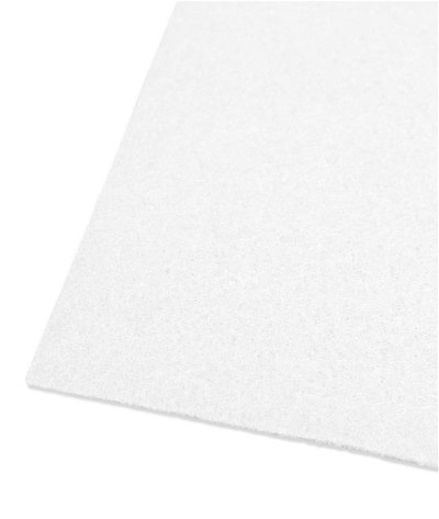 9 inch x 12 inch White Friendly Felt Sheet