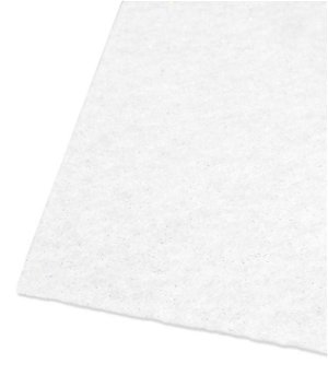 9 inch x 12 inch White Glitter Friendly Felt Sheet