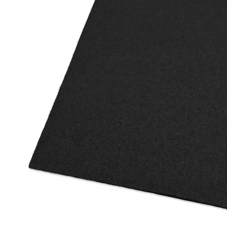 9" x 12" Black Friendly Felt Sheet