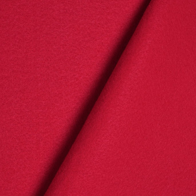 Red Premium Felt Fabric image 2 of 2