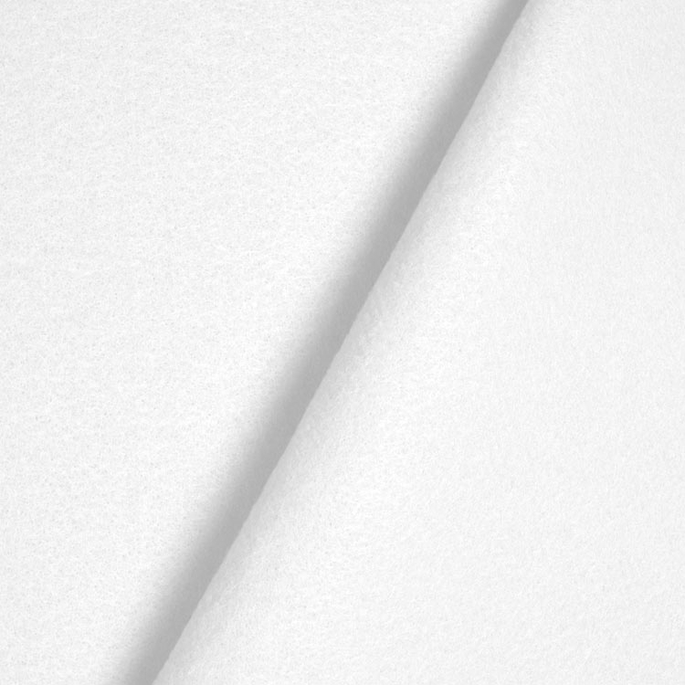 White Premium Felt Fabric image 2 of 2