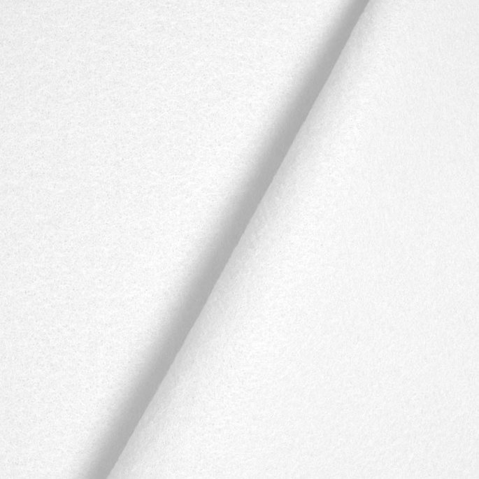 White Premium Felt Fabric image 2 of 2