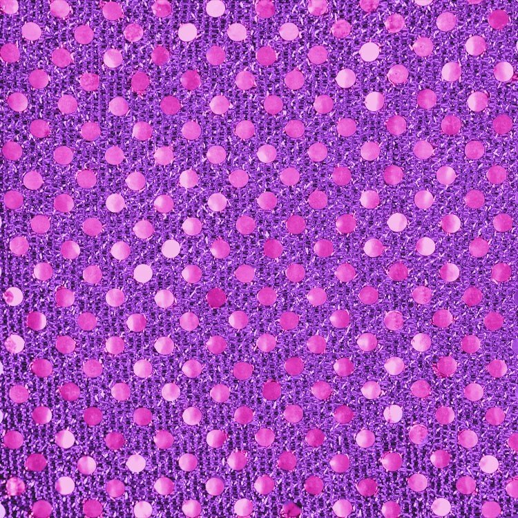 3mm Purple Sequin Fabric