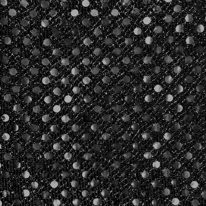 3mm Black Sequin Fabric image 1 of 1
