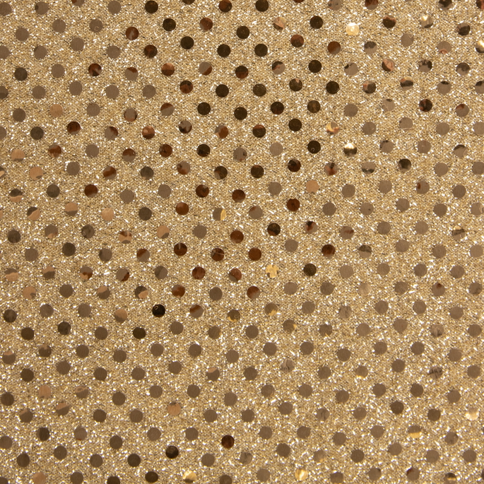 3mm Dark Gold Sequin Fabric image 1 of 1