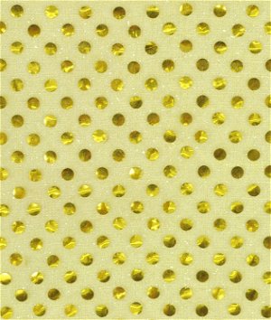3毫米黄色亮片织物