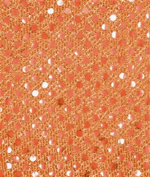 3mm Orange Sequin Fabric