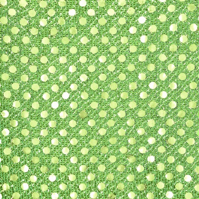 3mm Neon Green Sequin Fabric