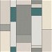 Seabrook Designs De Stijl Geometric Perry Teal &amp; Frosted Petal Wallpaper thumbnail image 1 of 2