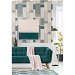 Seabrook Designs De Stijl Geometric Perry Teal &amp; Frosted Petal Wallpaper thumbnail image 2 of 2