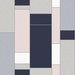 Seabrook Designs De Stijl Geometric Indigo & Metallic Silver Wallpaper
