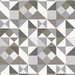 Seabrook Designs Lozenge Geometric Silver & Antique Bronze Wallpaper