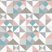 Seabrook Designs Lozenge Geometric Metallic Silver & Perry Teal Wallpaper
