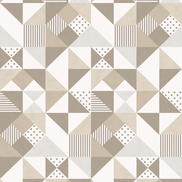 Seabrook Designs Lozenge Geometric Latte & Dorian Grey Wallpaper