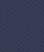 Seabrook Designs Deco Spliced Stripe Denim Blue Wallpaper
