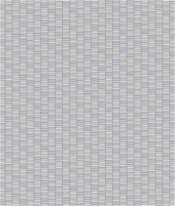 Seabrook Designs Deco Spliced Stripe Ivory & Cobalt Wallpaper