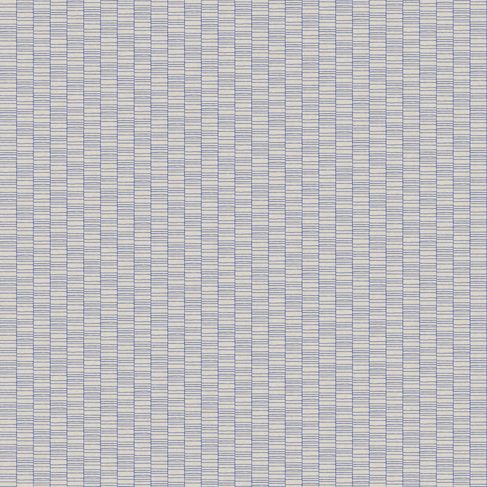 Seabrook Designs Deco Spliced Stripe Ivory &amp; Cobalt Wallpaper image 1 of 2