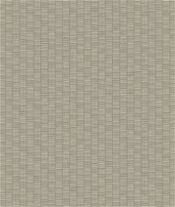 Seabrook Designs Deco Spliced Stripe Nobel Grey Wallpaper